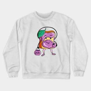 Hipster character Crewneck Sweatshirt